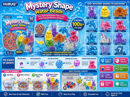 HUBUQ® Mystery Shape Water Beads