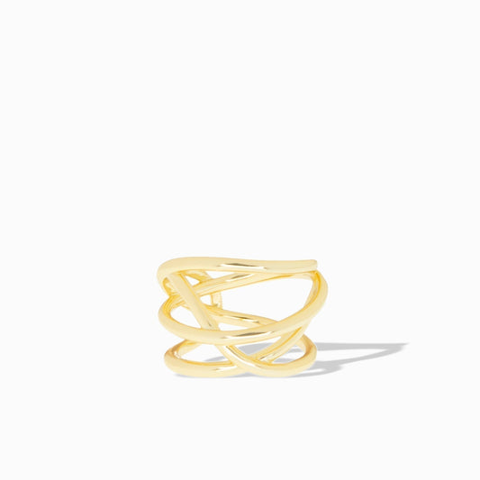 intertwined band ring
