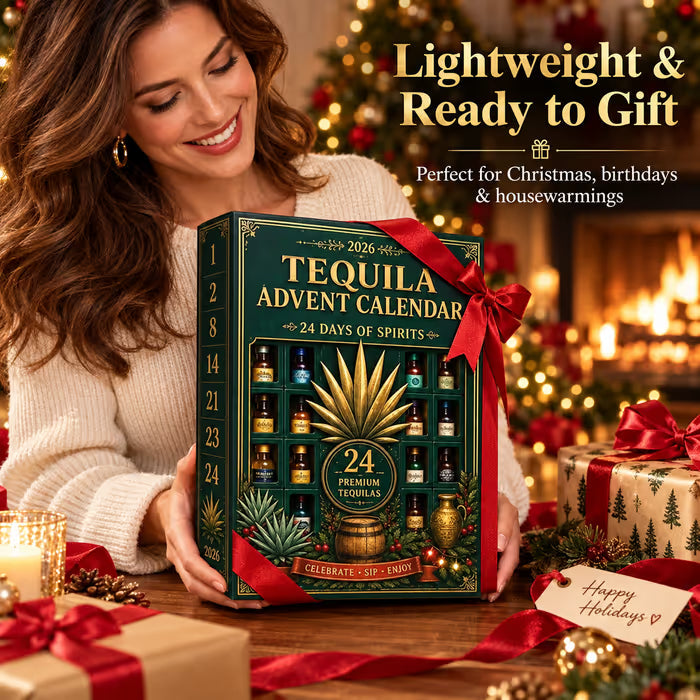 24-day mini tequila bottle advent surprise box